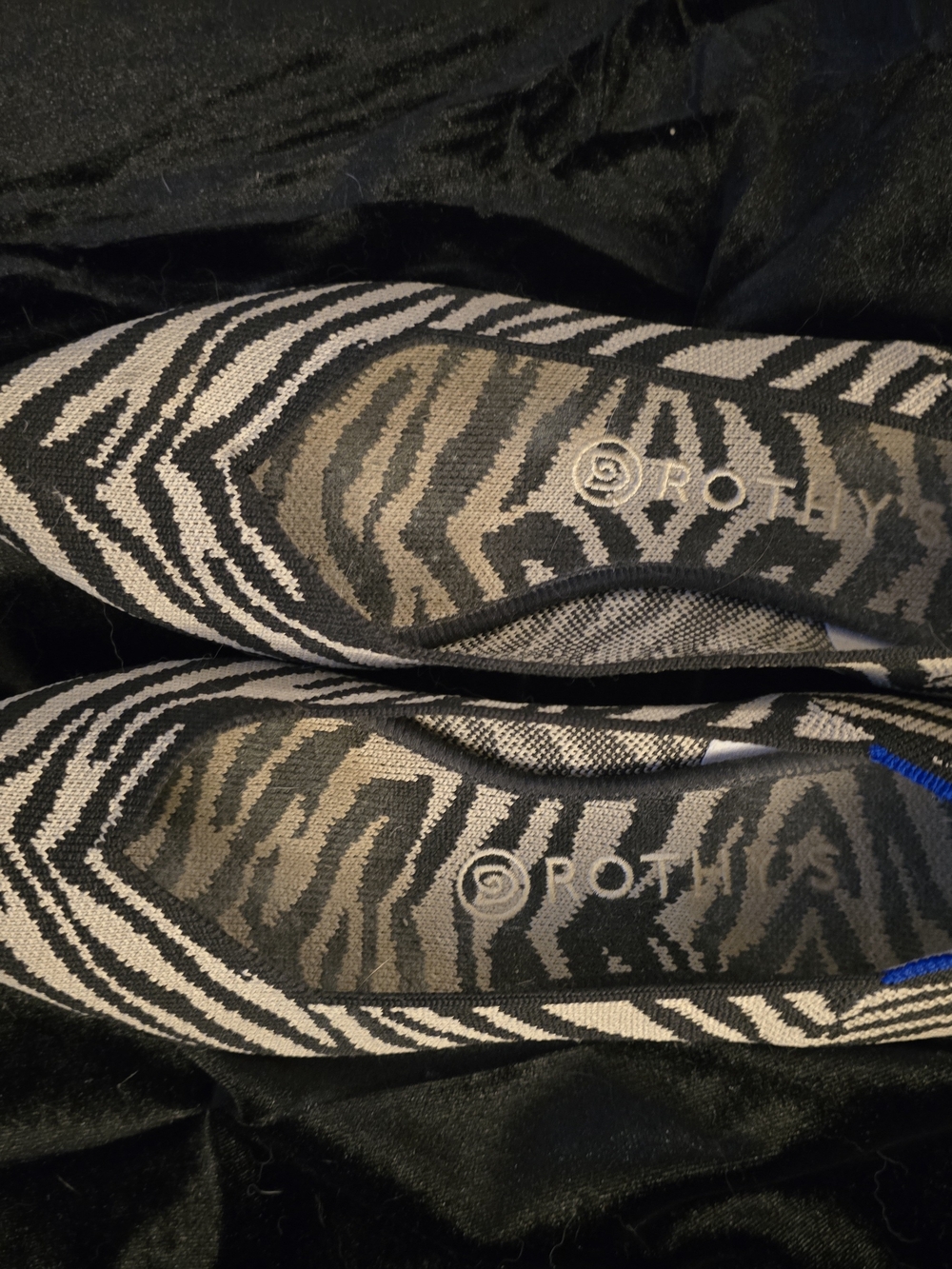 Rothys Zebra Flats
